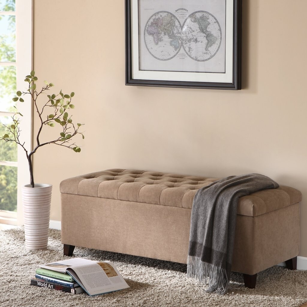 Madison Park   FPF18-0142 Shandra Bench Storage Ottoman