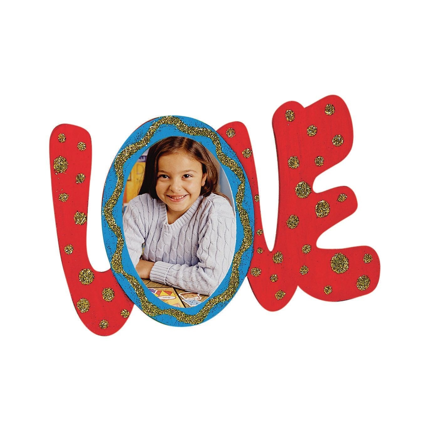 Wood Love Frame Craft Kit (Pack of 12)