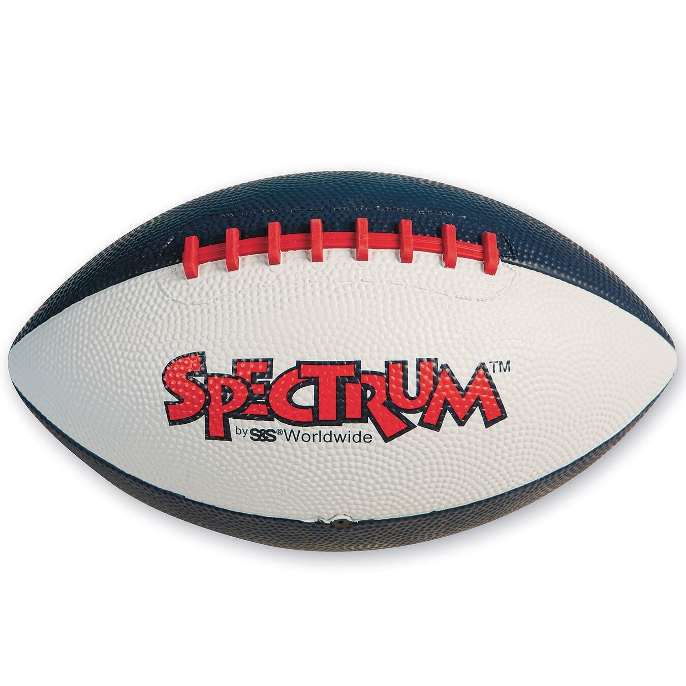 Spectrum&#x2122; Rubber Red, White, and Blue Football