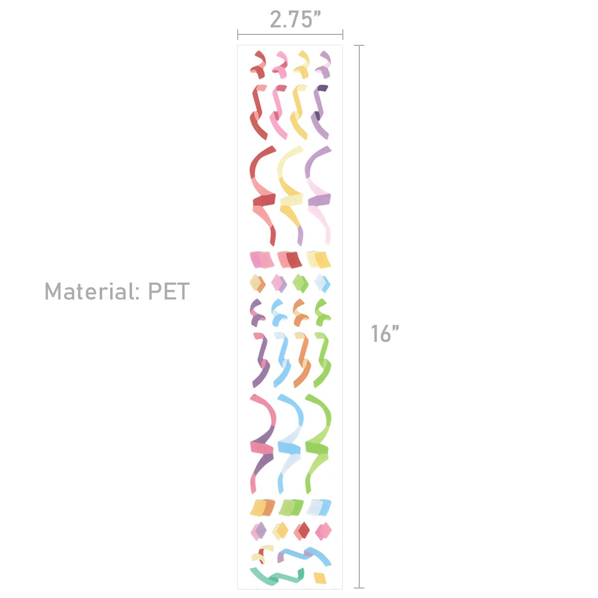 Wrapables Colorful Decorative Stickers for Scrapbooking, DIY Crafts, Stationery, Diary, Card Making