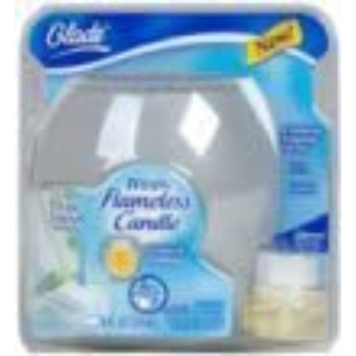 Glade Wisp Flameless Candle Unit and refill,Clean Linen scent