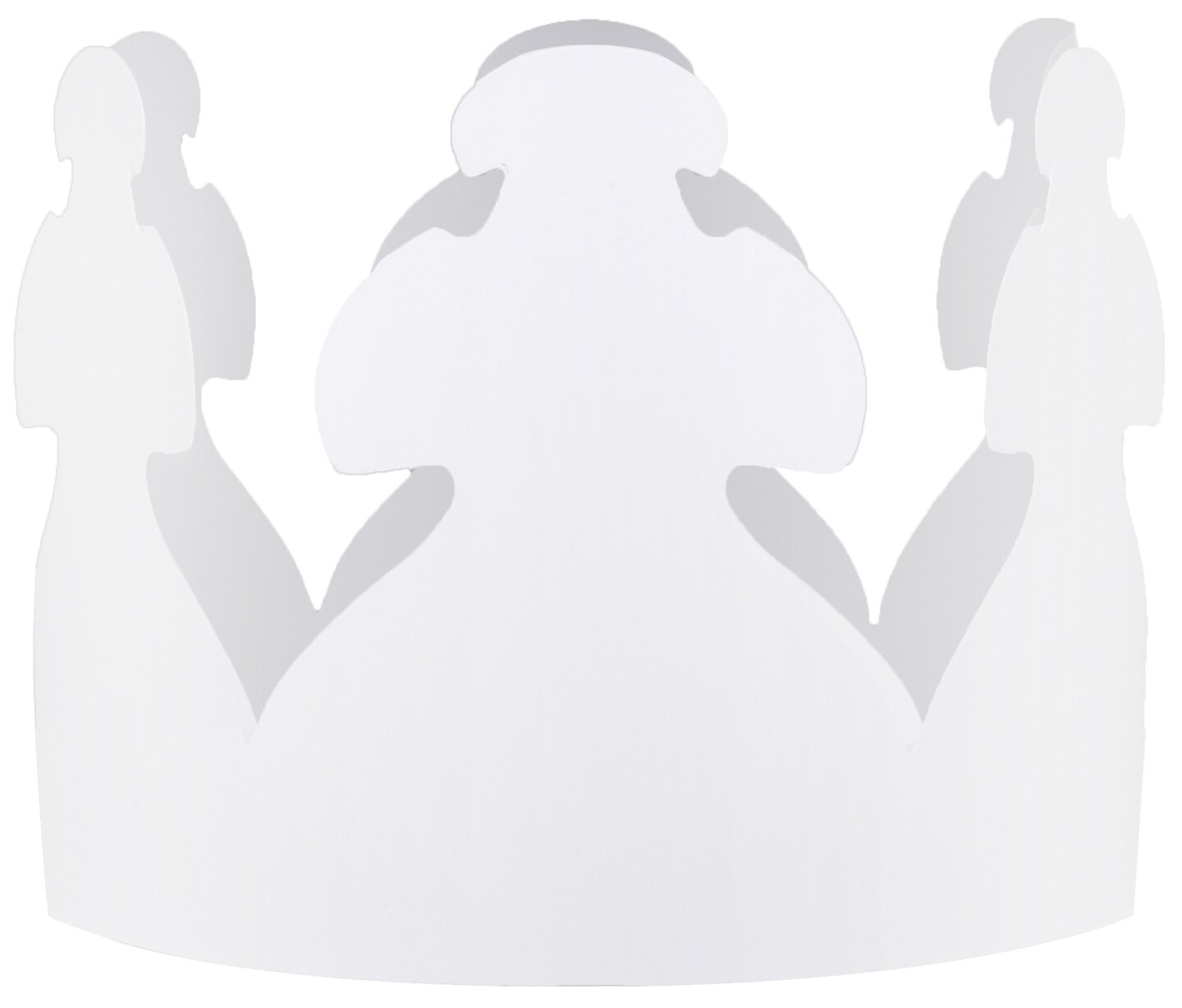Hygloss Crowns 24/Pkg-White