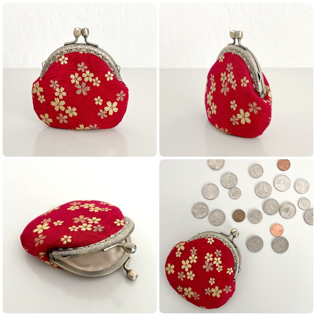 Wrapables Stylish Decorative Coin Purse Clasp Wallet