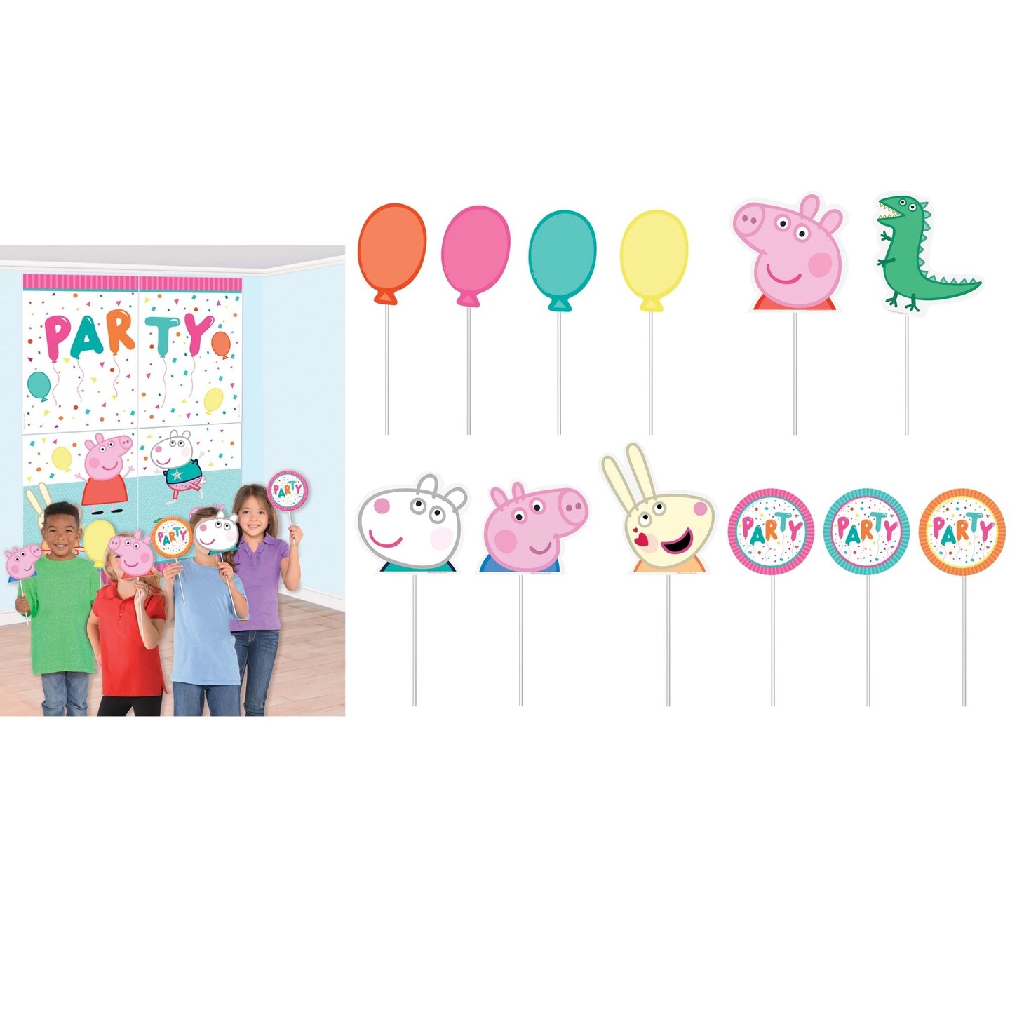 Peppa Pig Confetti Party Scene Setters&#xAE; with Props