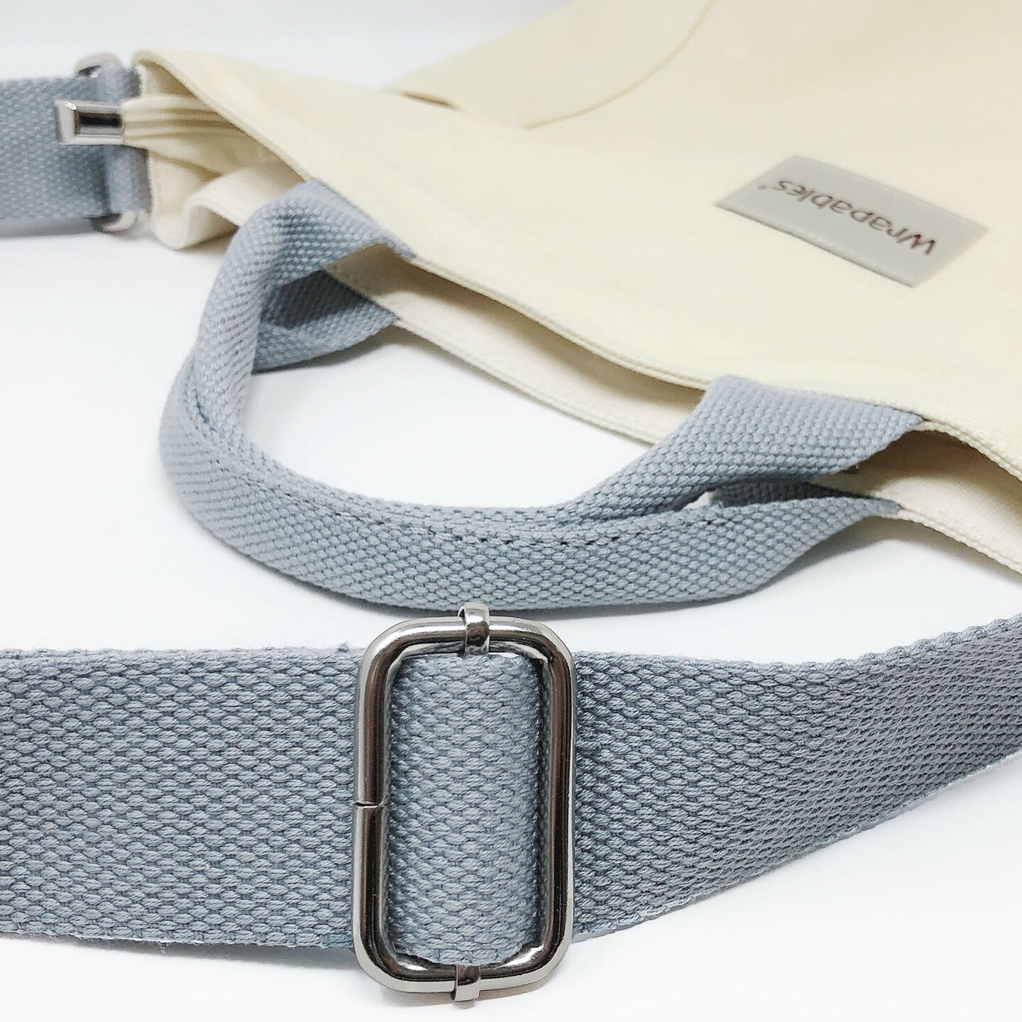 Wrapables Canvas Tote Bag for Women, Casual Cross Body Shoulder Handbag