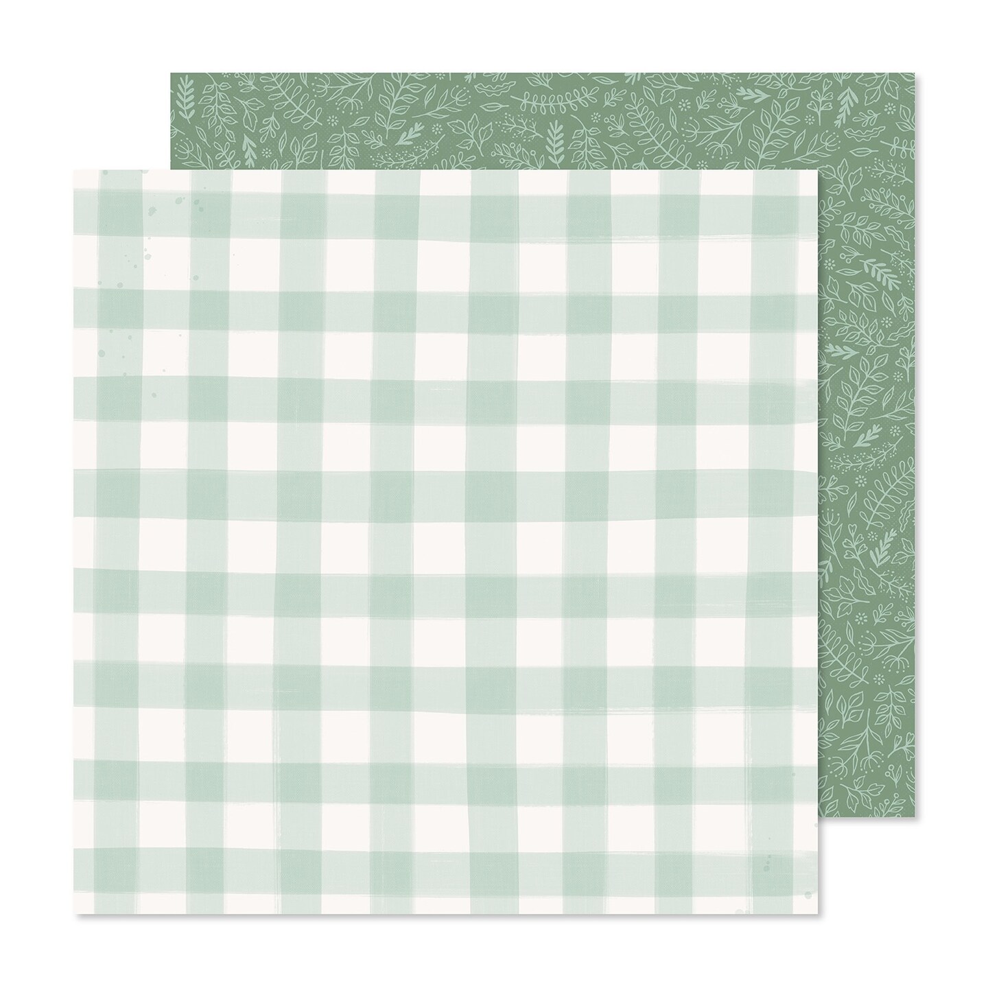 Gingham Garden Double-Sided Cardstock 12&#x22;X12&#x22;