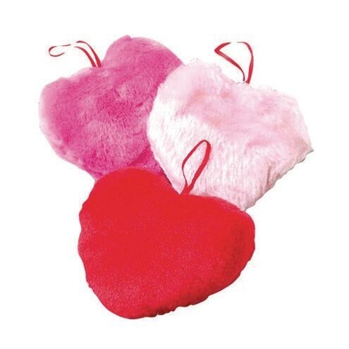 Plush Toy Valentine&#x27;s Day Hearts, 4&#x22; (Pack of 12)