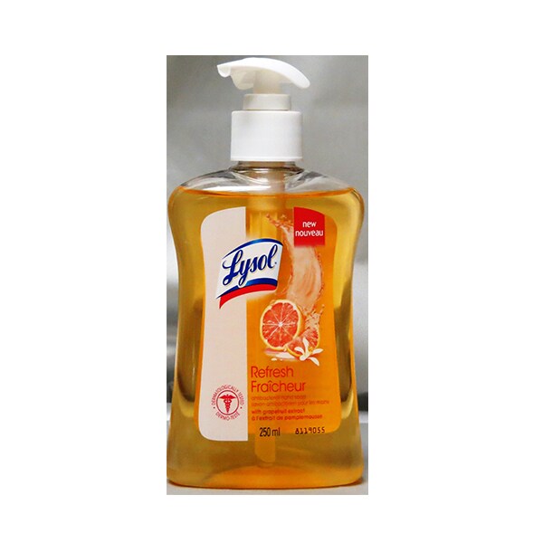 Lysol Refresh Antibacterial Liquid Hand Soap with Grapefruit Extract(250ml)