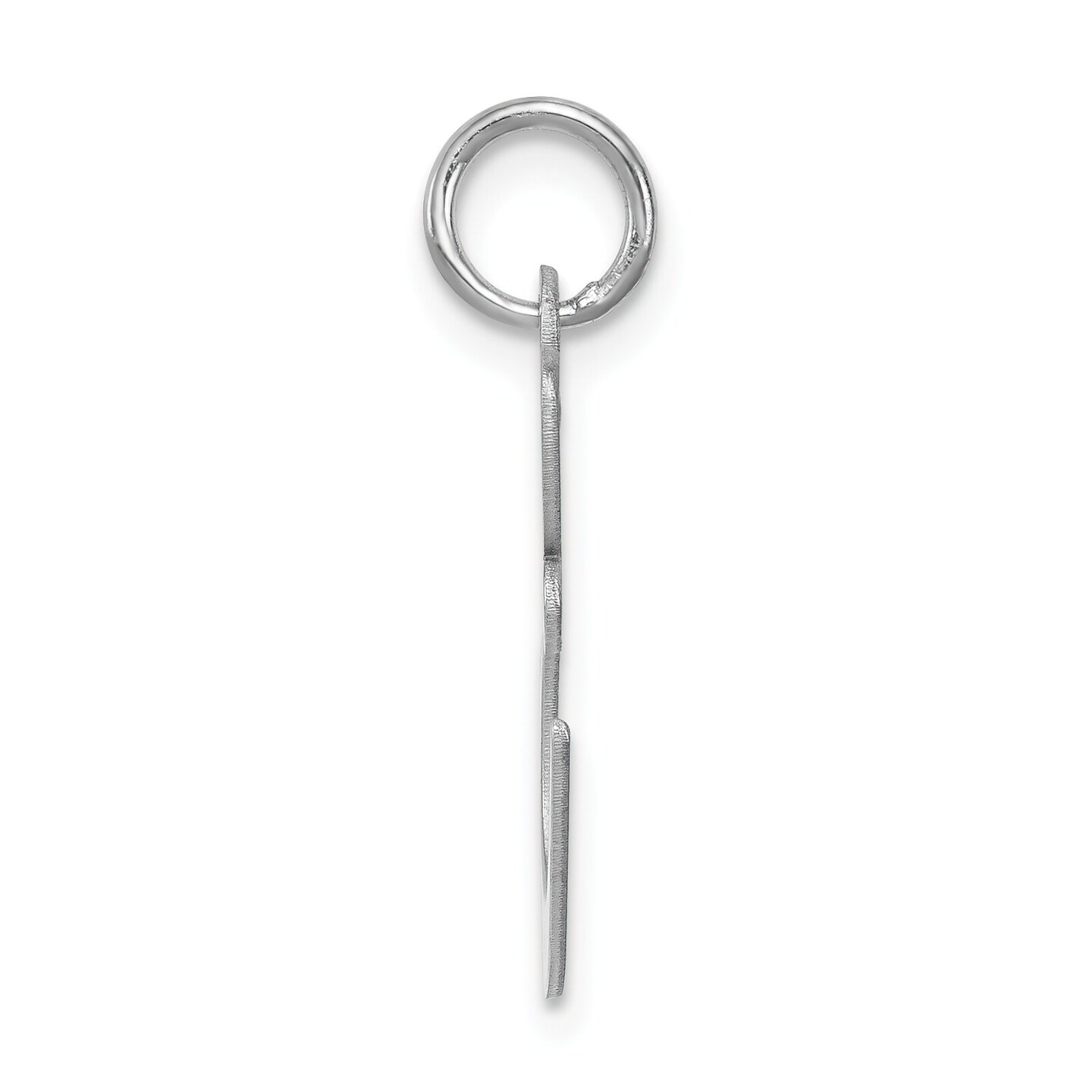 Sterling Silver Large Script Initial Letter E Charm Jewerly 21mm x 17mm