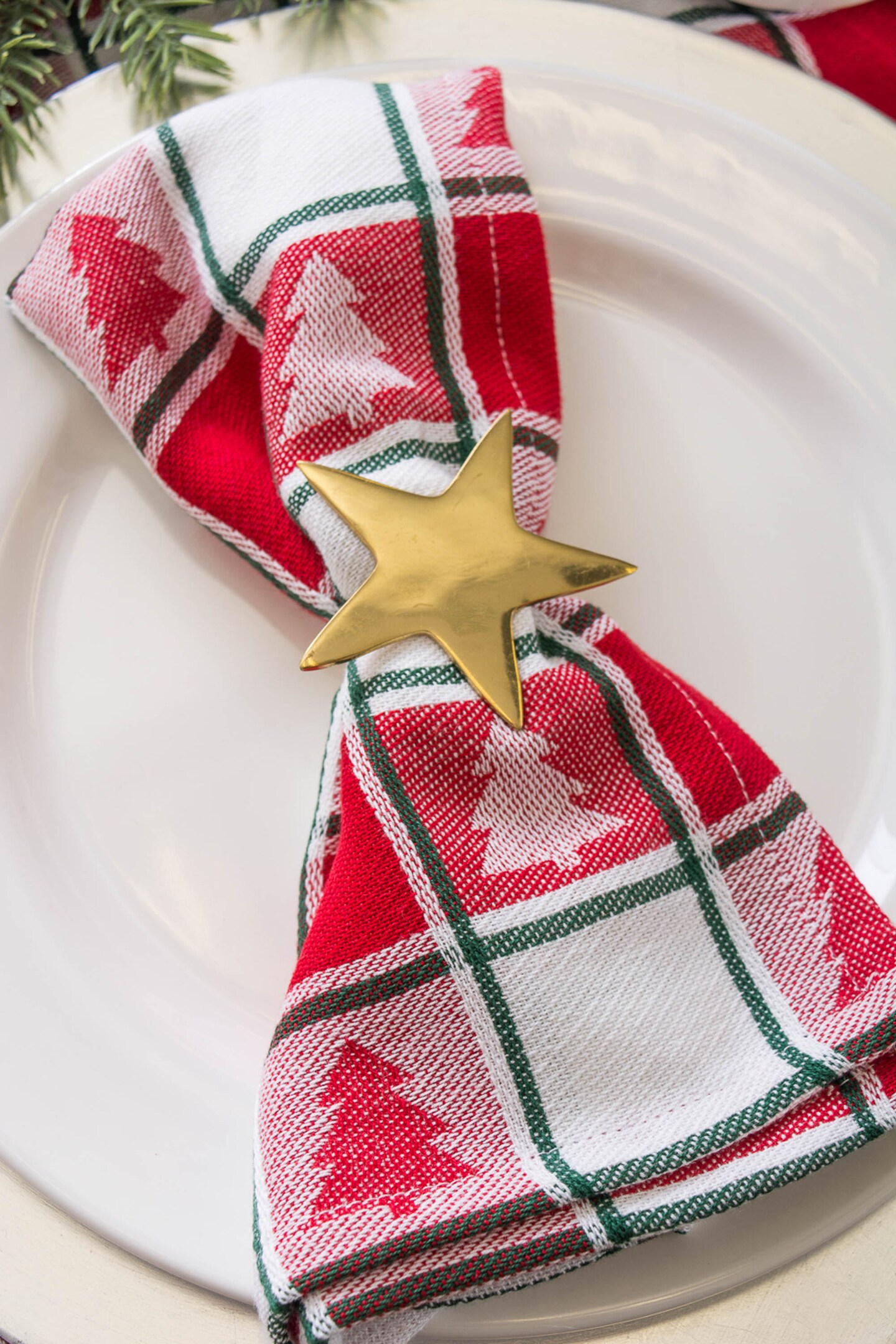 DII Gold Star Napkin Ring (Set of 6) Michaels