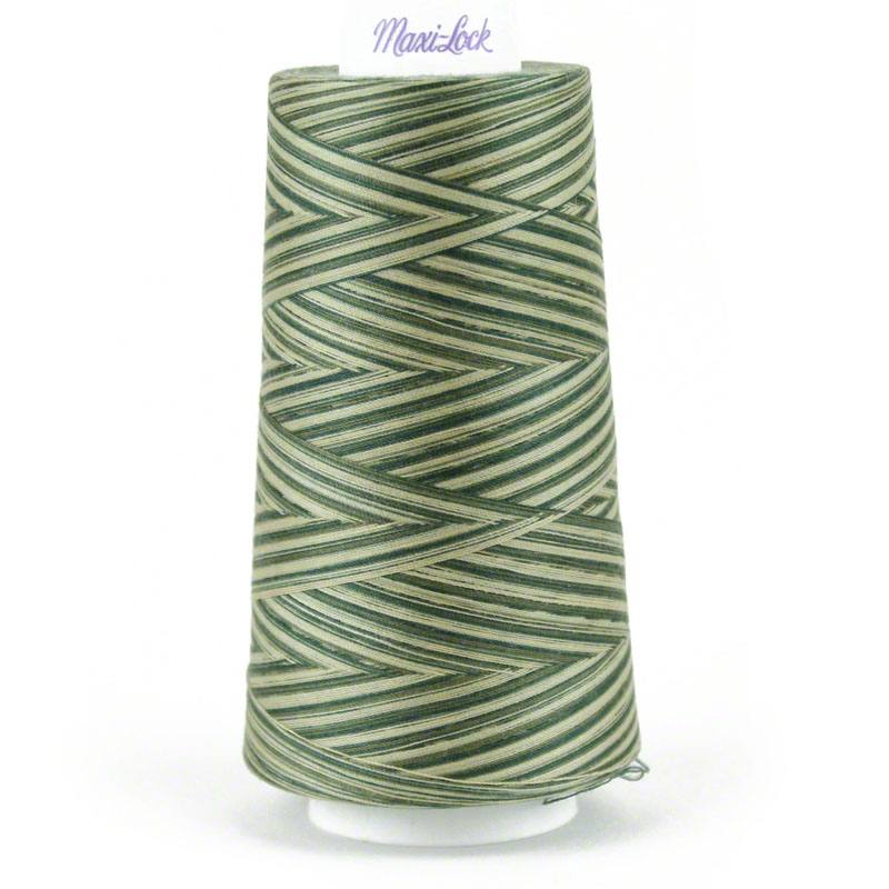 Maxi-Lock Swirls Variegated Serger Thread - Foresty Mint