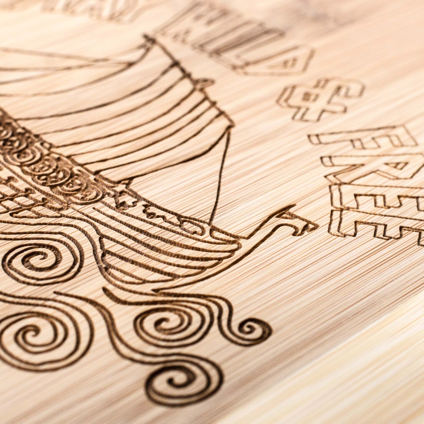 Stay Wild and Free - Viking - Cutting Board