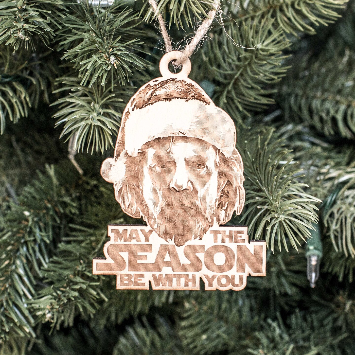 Ornament - We Know - Raw Wood 3x4in