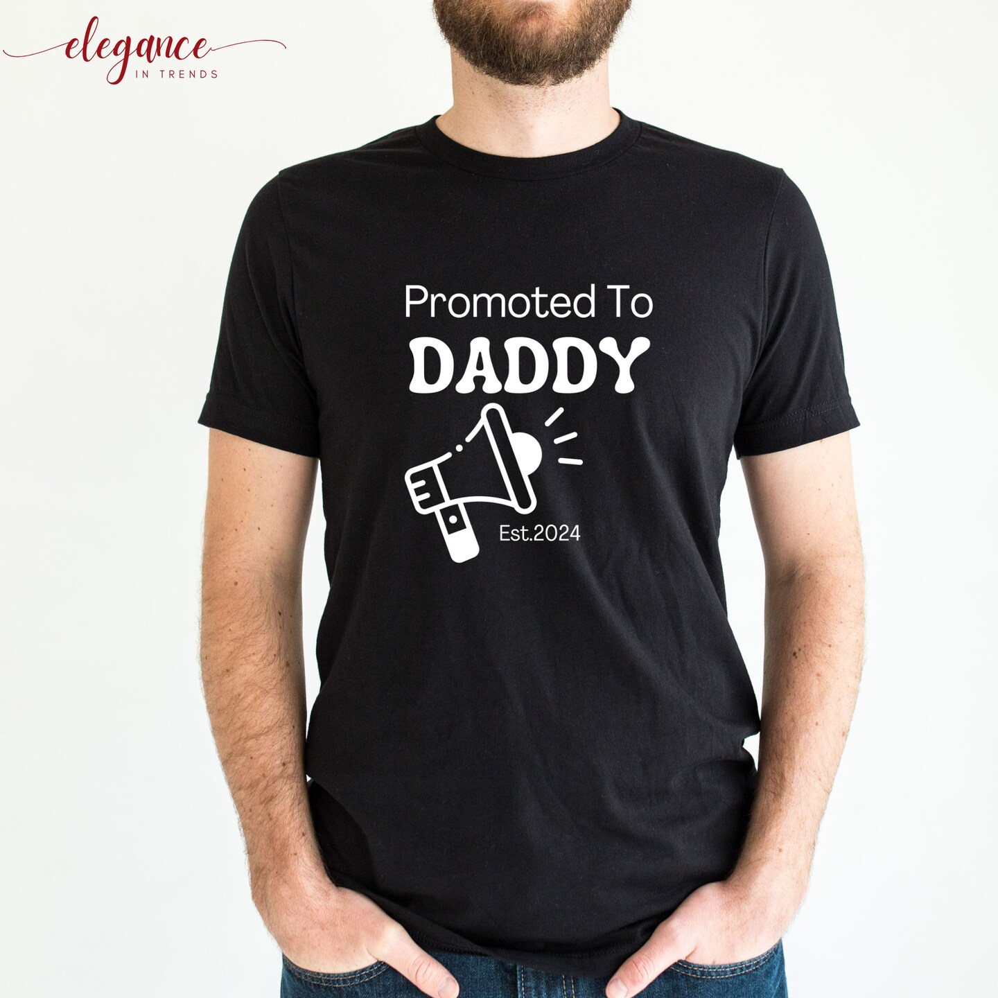 Mens Daddy To Be New Dad First Time Father Promoted To Daddy 2023 Accessory Pouches By Vutuan12