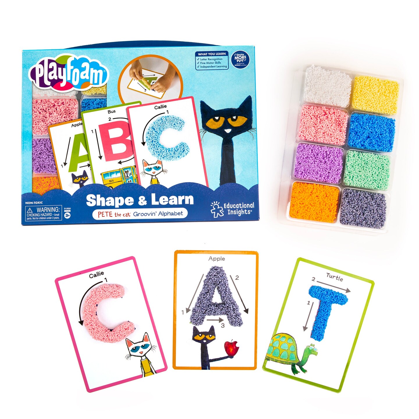 Playfoam Shape &#x26; Learn Pete the Cat Groovin&#x27; Alphabet