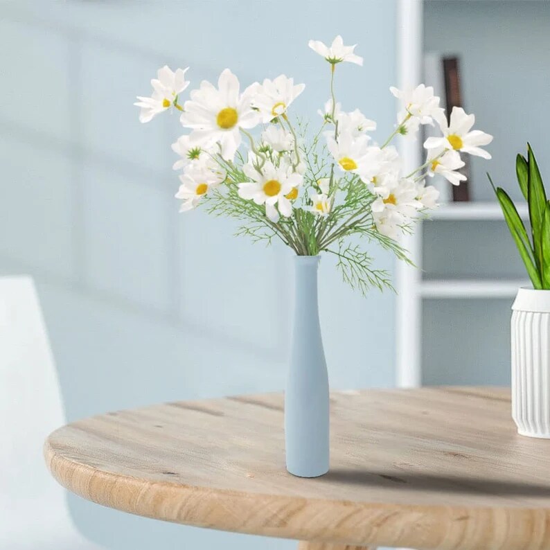 6pcs Fake Gerber Daisy for Home Decoration Wildflowers Spring Flowers for Wedding Decoration