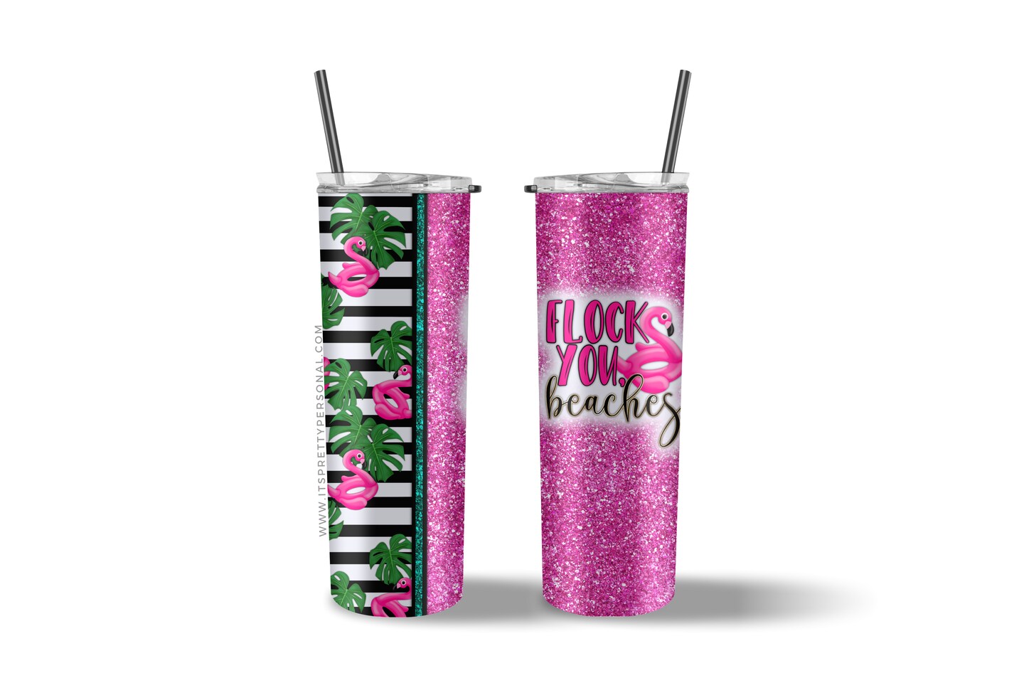 #658 CLEAR- 20oz -Flock You 9.4&#x22; x 8&#x22; Pattern Vinyl Wrap