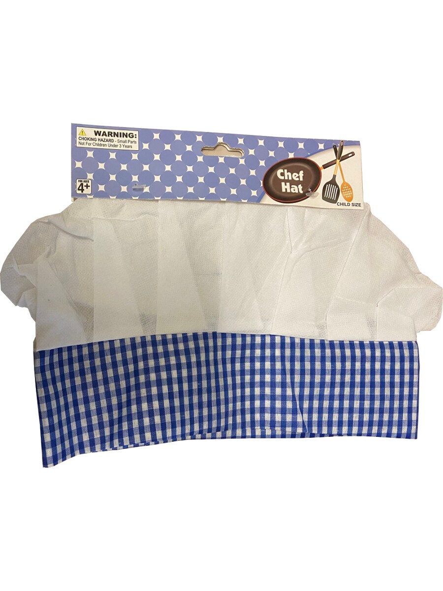 Child&#x27;s Blue Chef Play Hat Costume Accessory Set