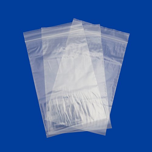 Clear Plastic Reclosable Zipper Bags 5x8 (Package of 100)
