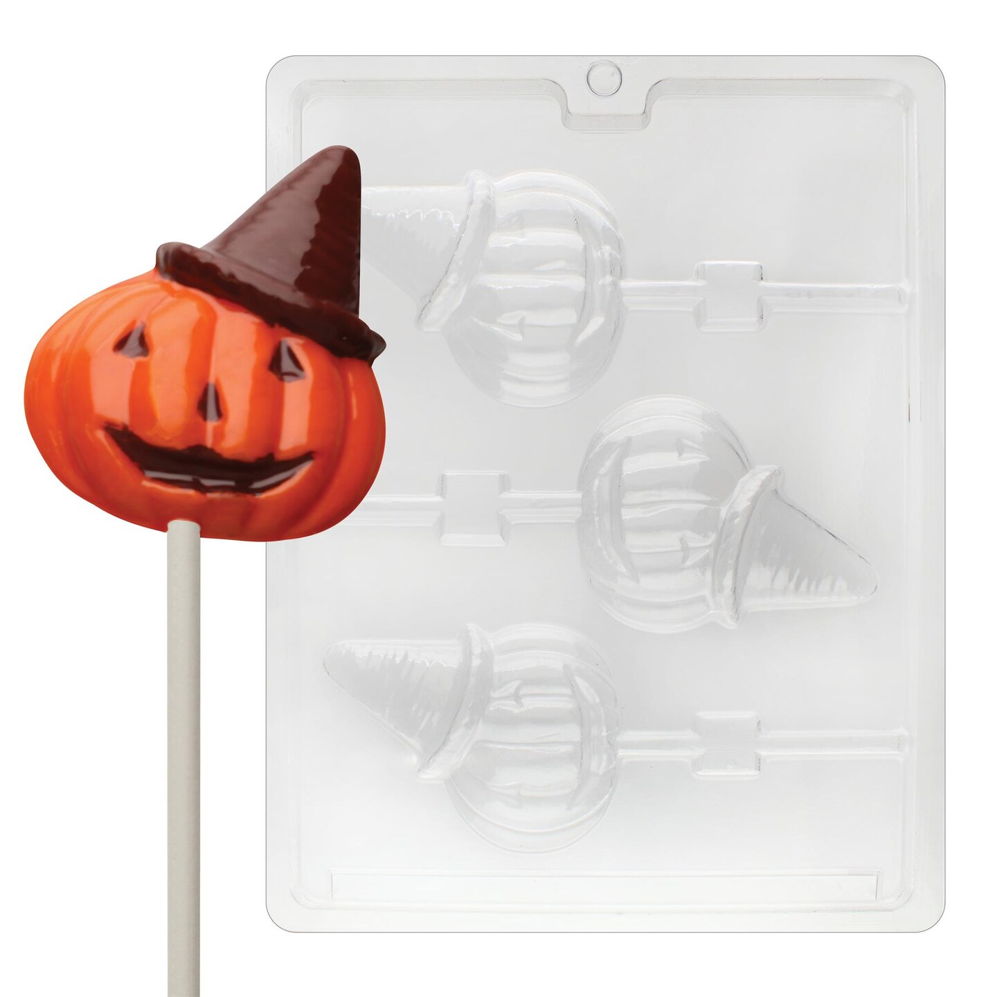 Jack O' Lantern Sucker Hard Candy Mold