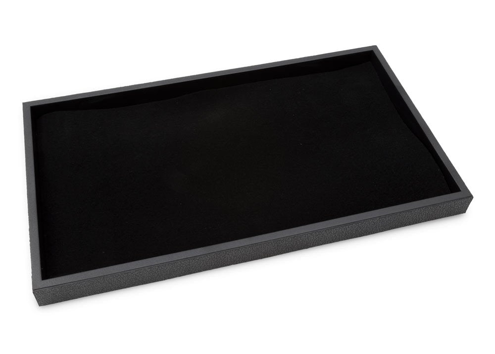 JewelrySupply 14-1/8" x 7-5/8" Standard Size Black Felt Sheet Display Pad Tray Liner