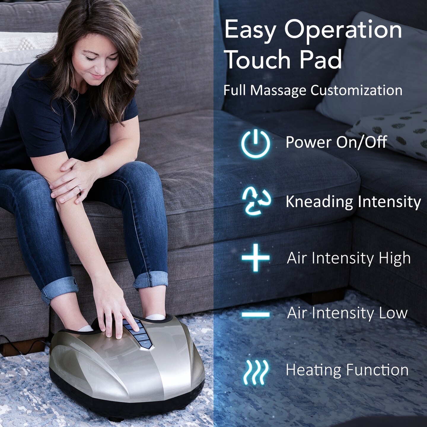 Miko Shiatsu Foot Massager // Yoisho Silver