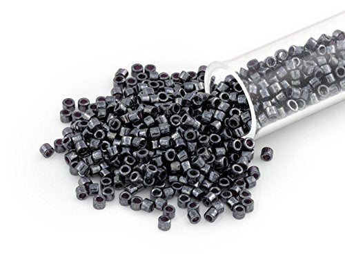 Miyuki Delica Seed Bead 11/0 Metallic Gunmetal