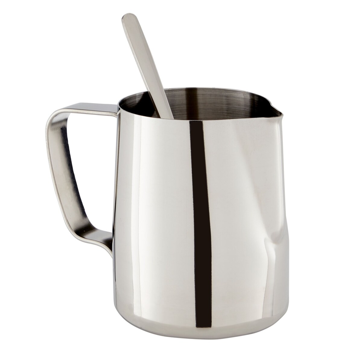 Choice 12 oz. Polished Stainless Steel Frothing Pitcher