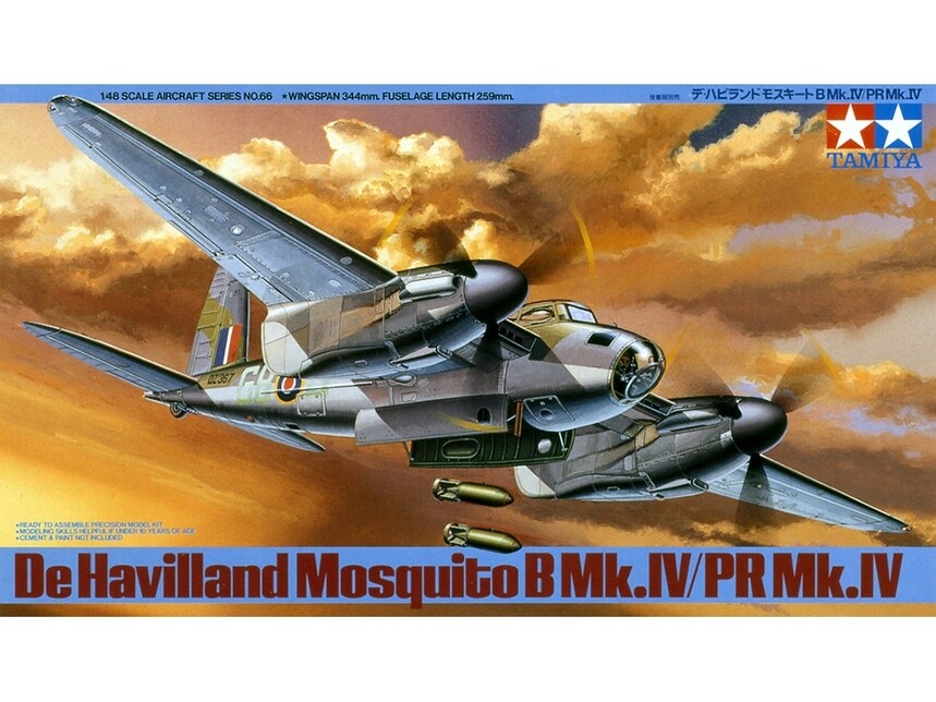 Tamiya 1/48 Mosquito B Mk.IV/PR Mk.IV TAM61066 Plastic Models