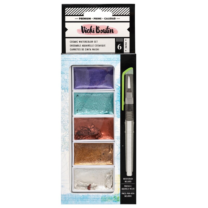 Vicki Boutin Where To Next Cosmic Watercolor Set-Hidden Gems