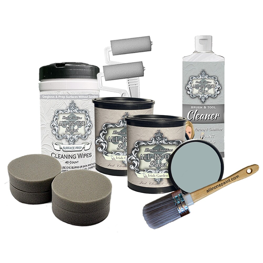 ALL-IN-ONE Paint, 2 Quart Cabinet Paint Bundle and Kit