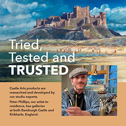 24 x 12ml Oil Paint Set | Great Value Set for Adult Artists, Beginners and Advanced | Vibrant Variety of Smooth-to-use Colors | In Impressive Presentation Box With Tutorial