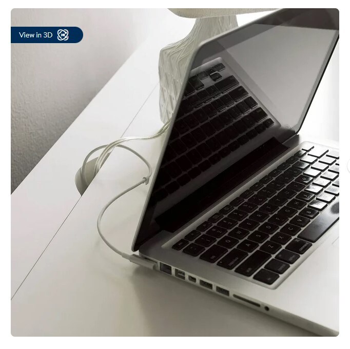 White Cube Storage Office Desk
