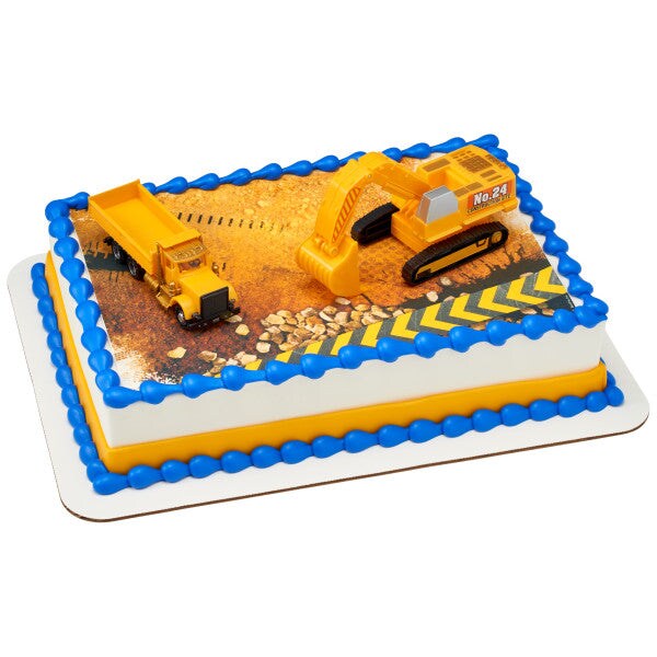 Construction Dig DecoSet&#xAE; Cake Decoration