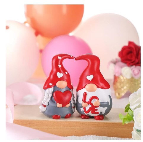 2 pcs Valentine&#x27;s Day Gnome Home Decor