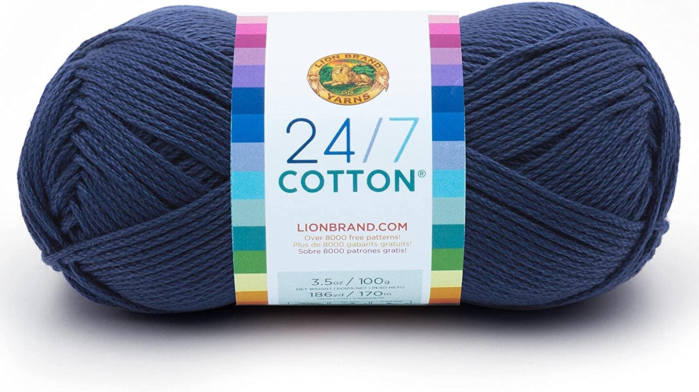 Lion Brand Yarn - 24/7 Cotton - 6 Skein Assortments