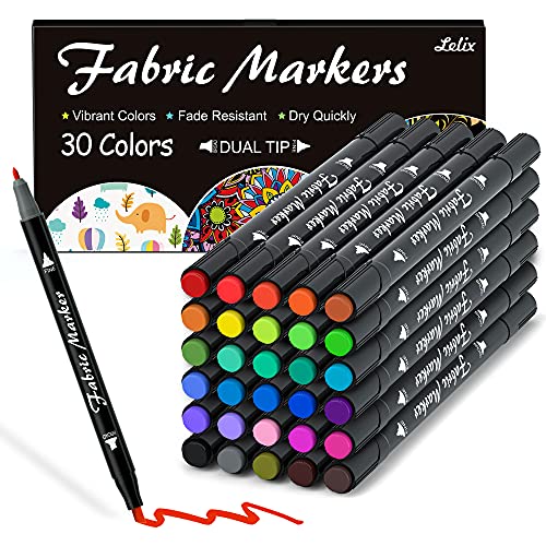Fabric Markers, Permanent Fabric Pens For Writing Painting On T-shirts  Clothes