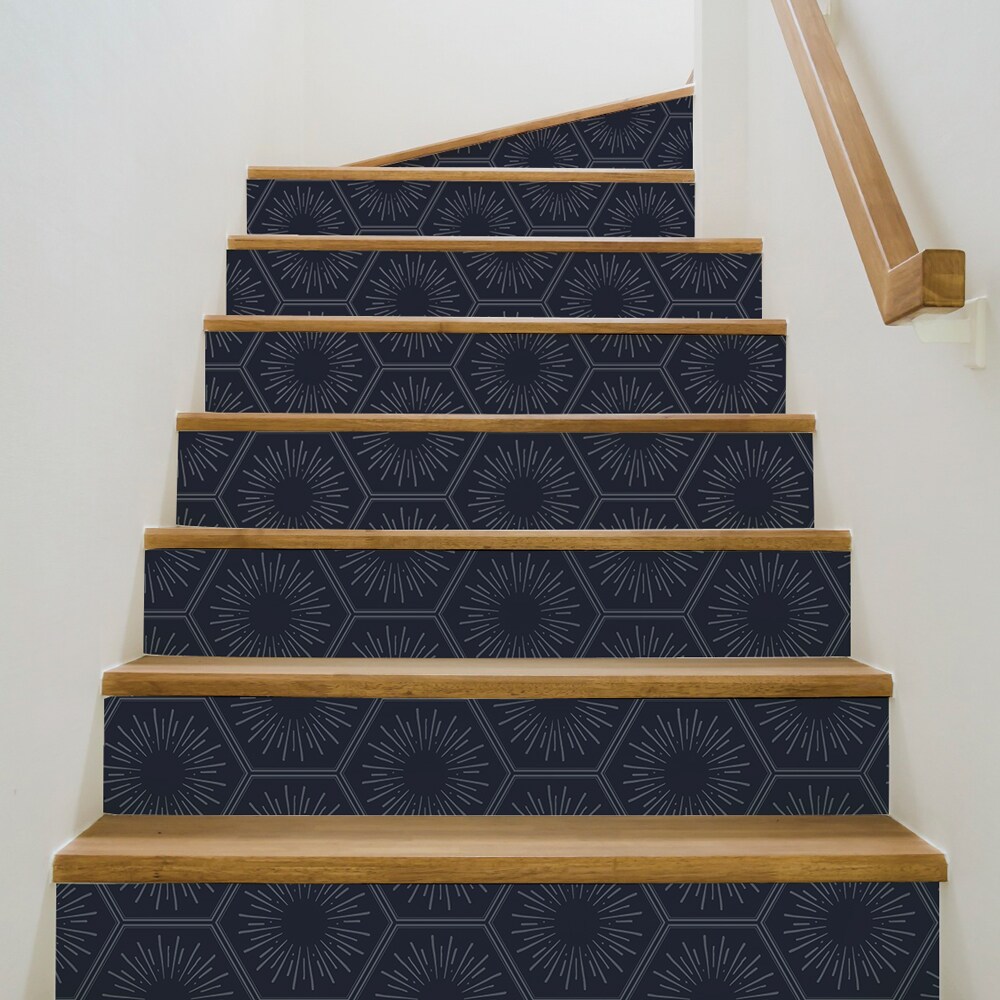 Tempaper Hello Sunshine Peel and Stick Wallpaper Metallic Royal Blue