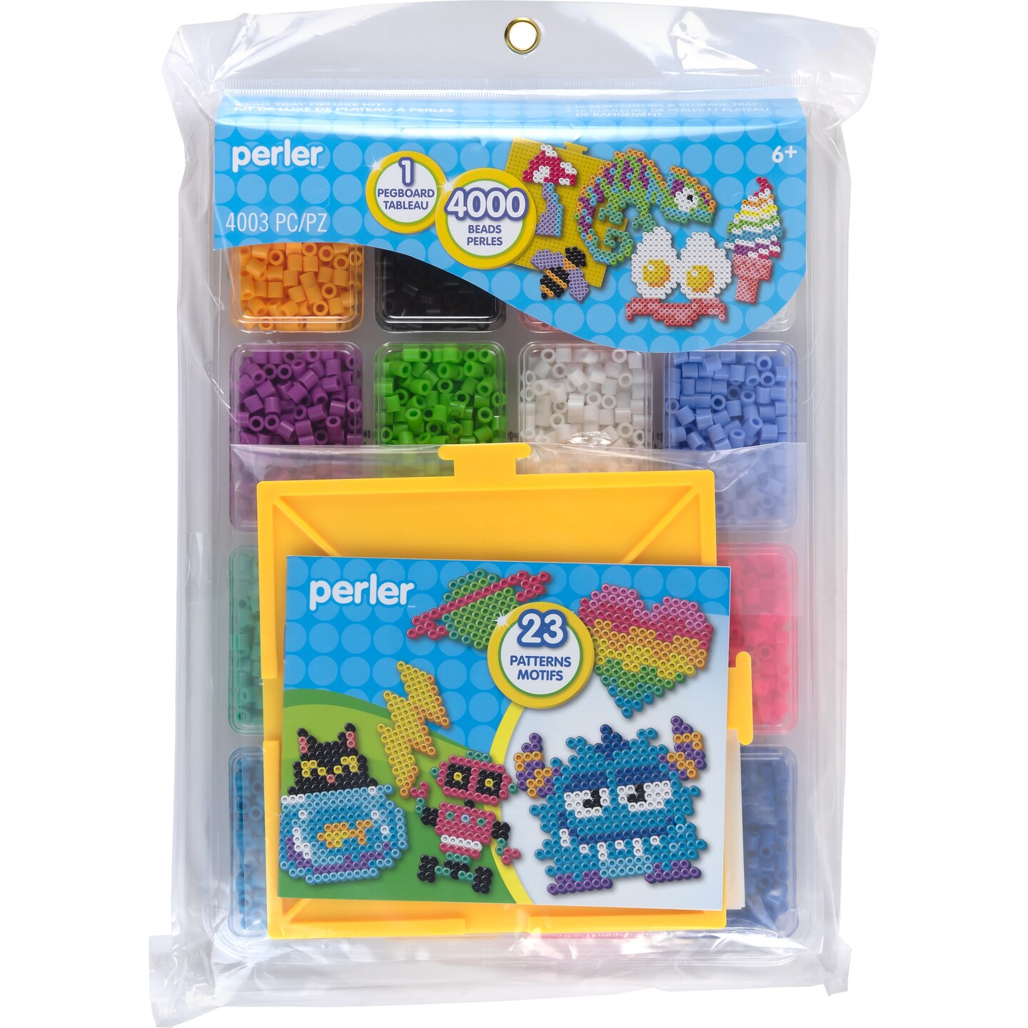 Perler Deluxe Fused Bead Tray w/Pegboard 4,000/Pkg Michaels