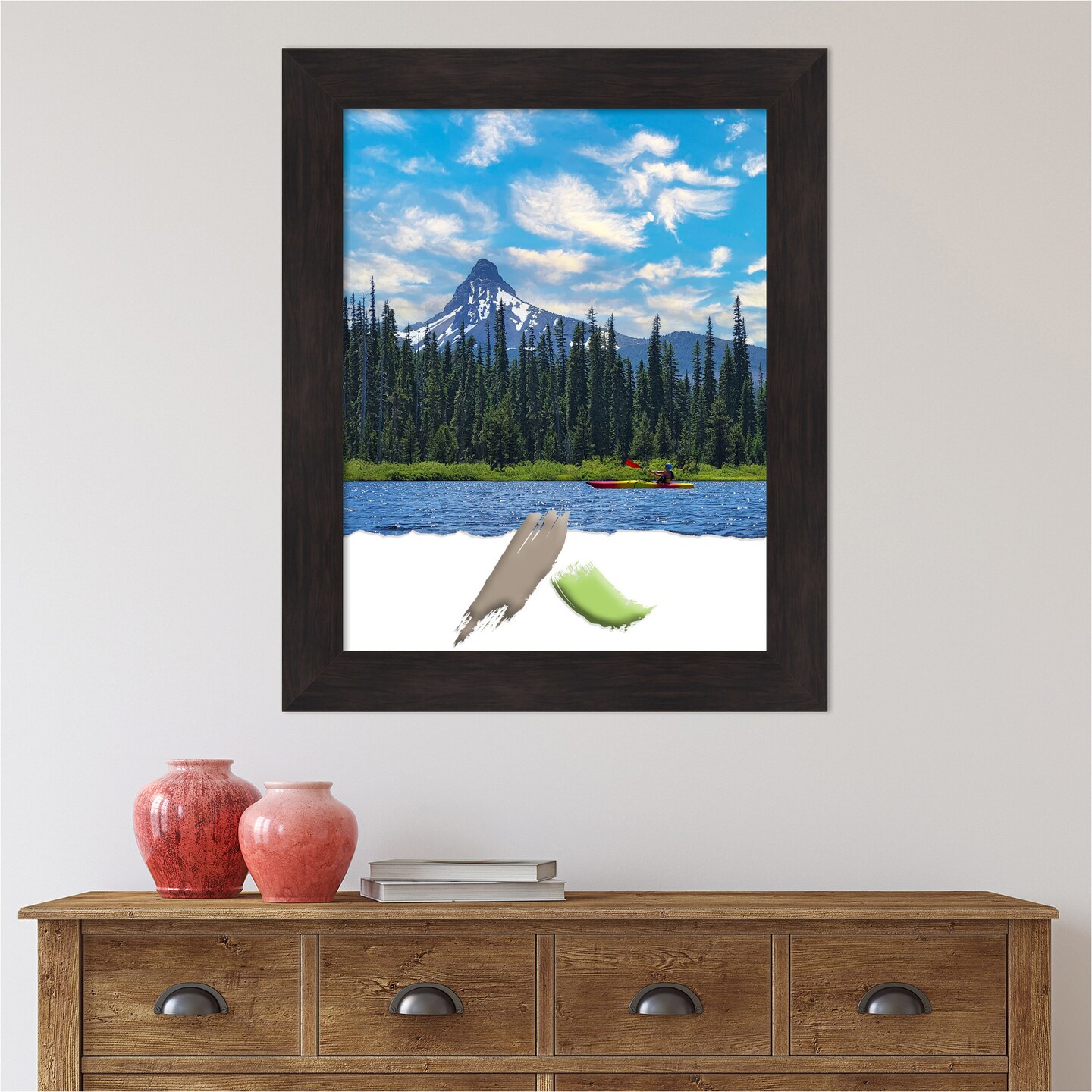 Furniture Espresso Picture Frame, Photo Frame, Art Frame
