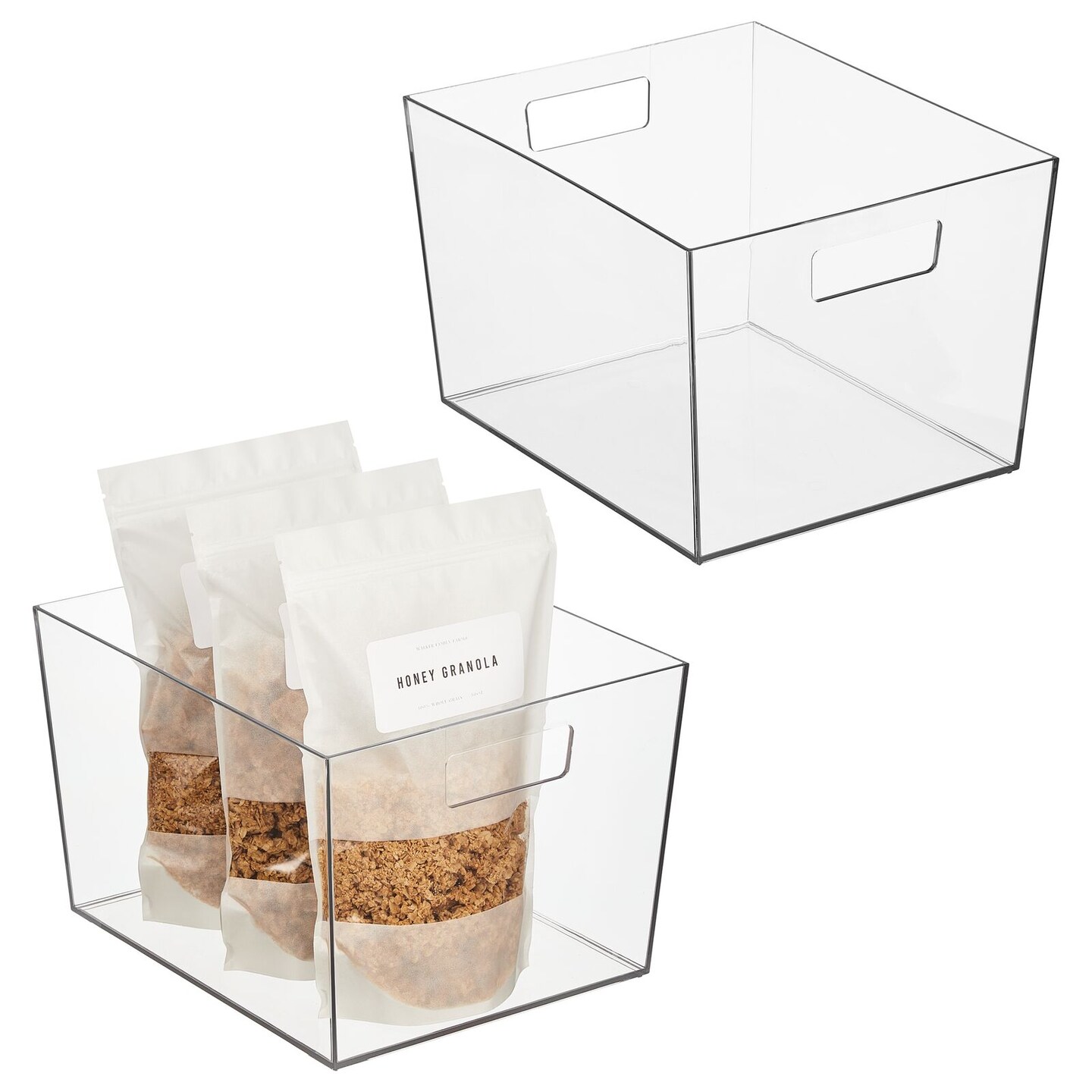 Nate Home by Nate Berkus Plastic Storage Bin for Pantry