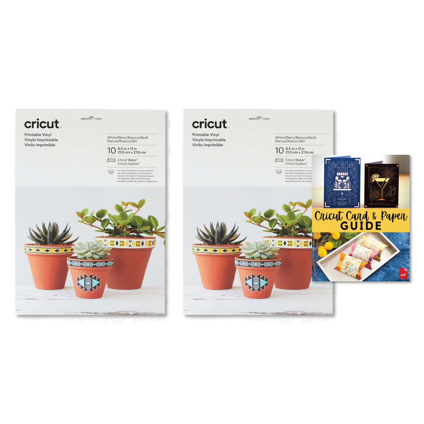 Cricut Printable Vinyl Bundle, Model zcricut463 Michaels