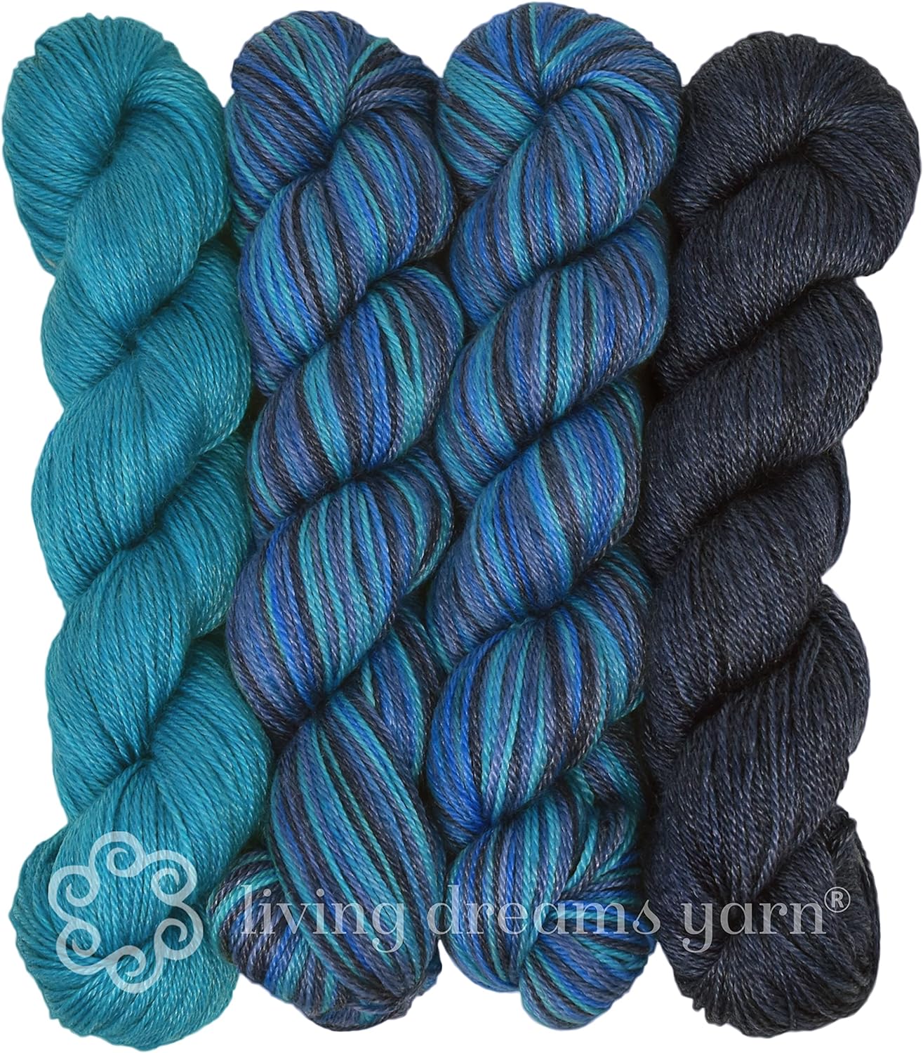 Slinky Malinky Superwash Merino Sock Yarn with Tencel - Silky & Strong.  Pacific Northwest Hand Dyed. Fingering Weight #1.