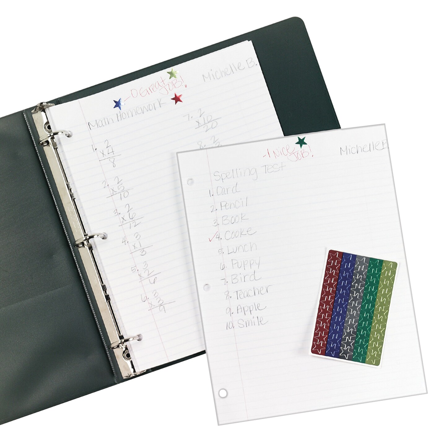 Avery Foil Star Labels, 1/2", Assorted Colors, Non-Printable, 8 Packs, 3,520 Star Stickers Total (21922)