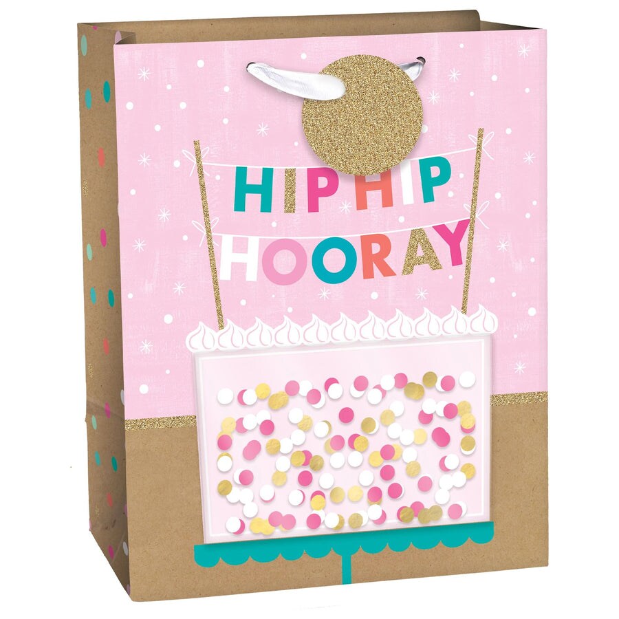 Hip Hooray Cake Bag w/ Hang Tag, 1ct