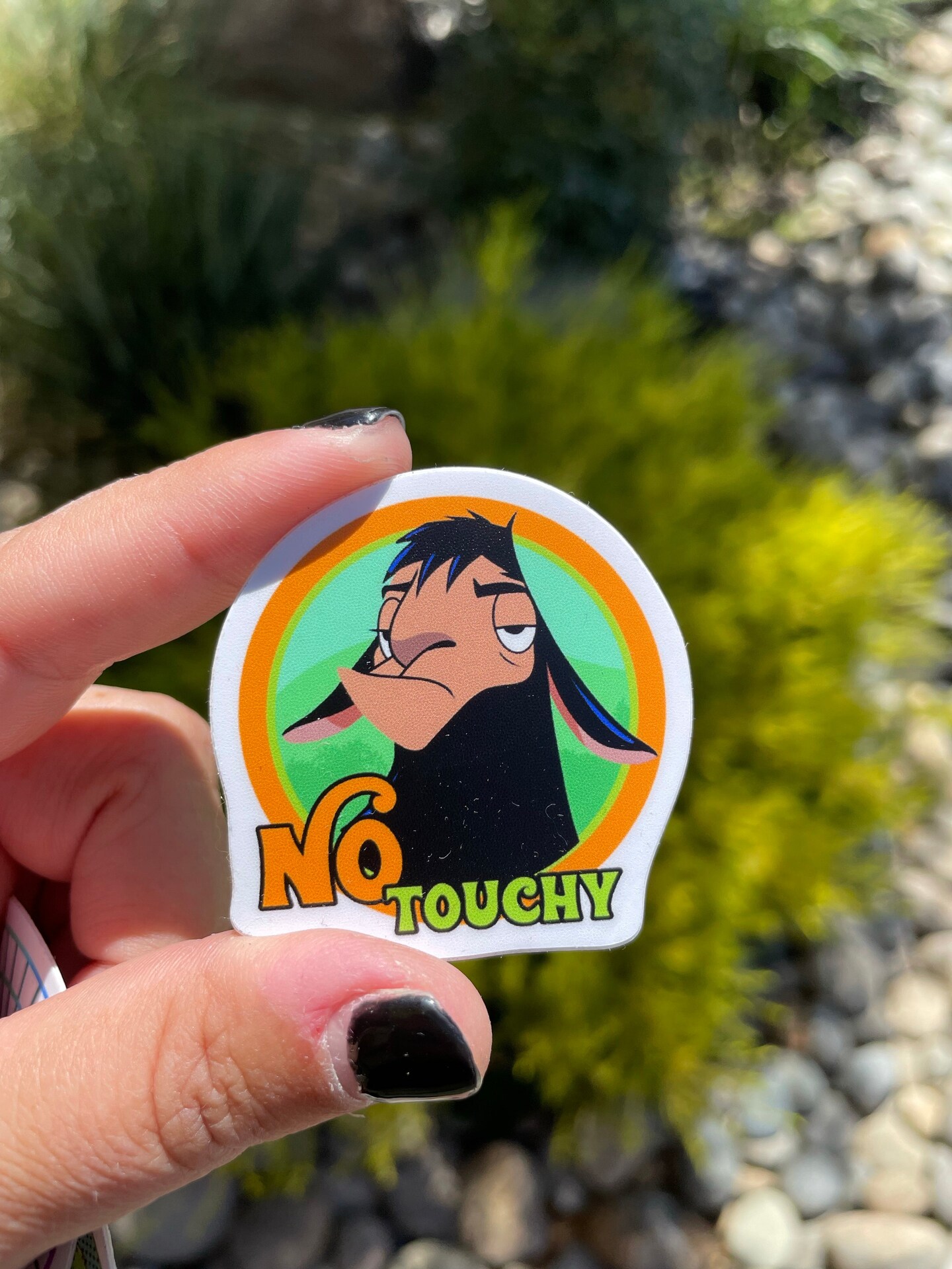No Touchy Sticker