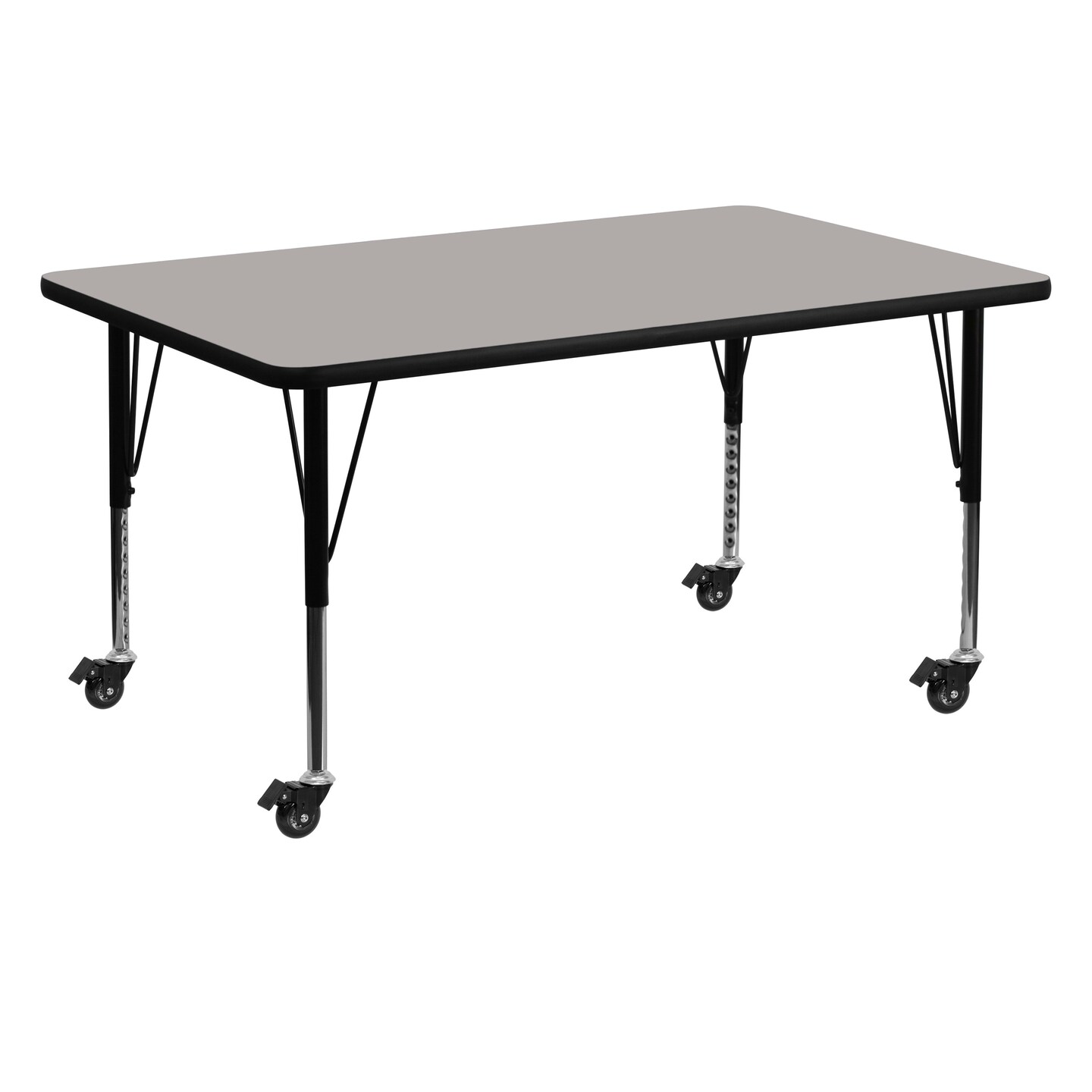 Emma and Oliver Mobile 30x60 Rectangle HP Laminate Preschool Activity Table