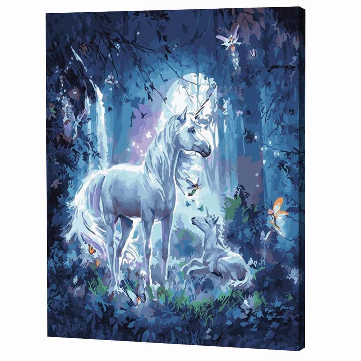 Adbrain Majestic Unicorn Paint by Number Kit