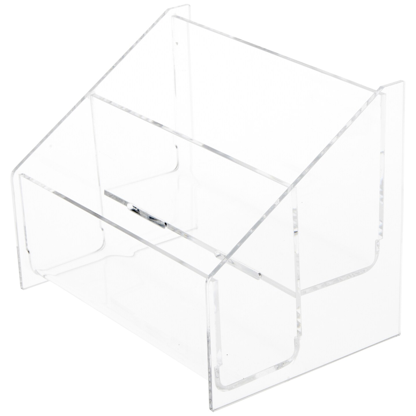 Plymor Clear Acrylic 2-Level Postcard Literature Rack (Countertop ...