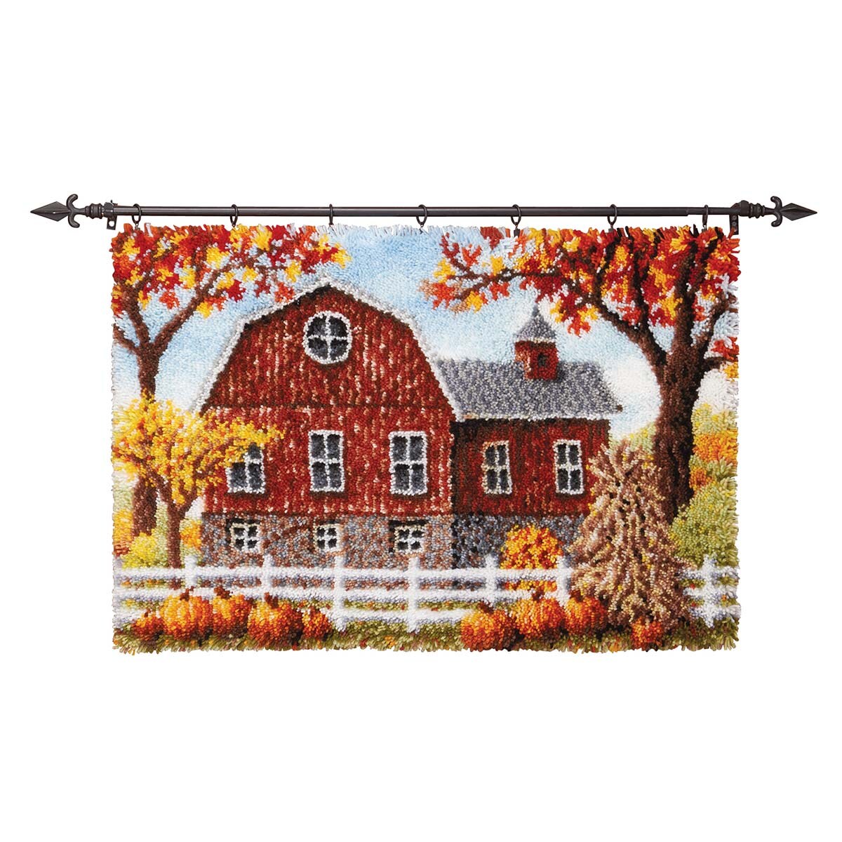 Herrschners  Autumn Barn Latch Hook Kit
